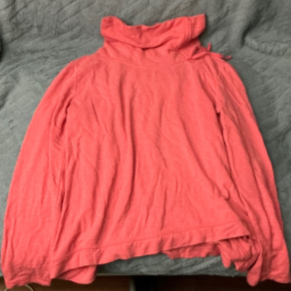 Women's Pink Turtleneck Sweater